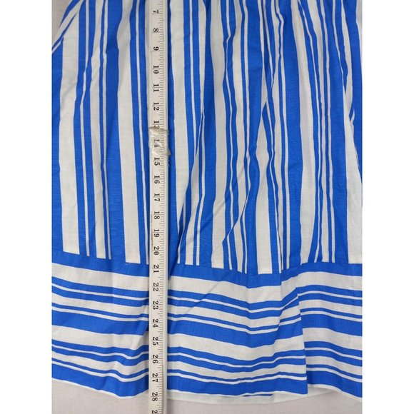 J.O.A. blue and white striped size S skirt - Picture 4 of 5